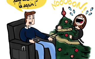 Faut-il vraiment ranger le sapin ? - Illustration by Drawingsandthings