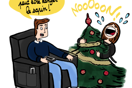 Faut-il vraiment ranger le sapin ? - Illustration by Drawingsandthings