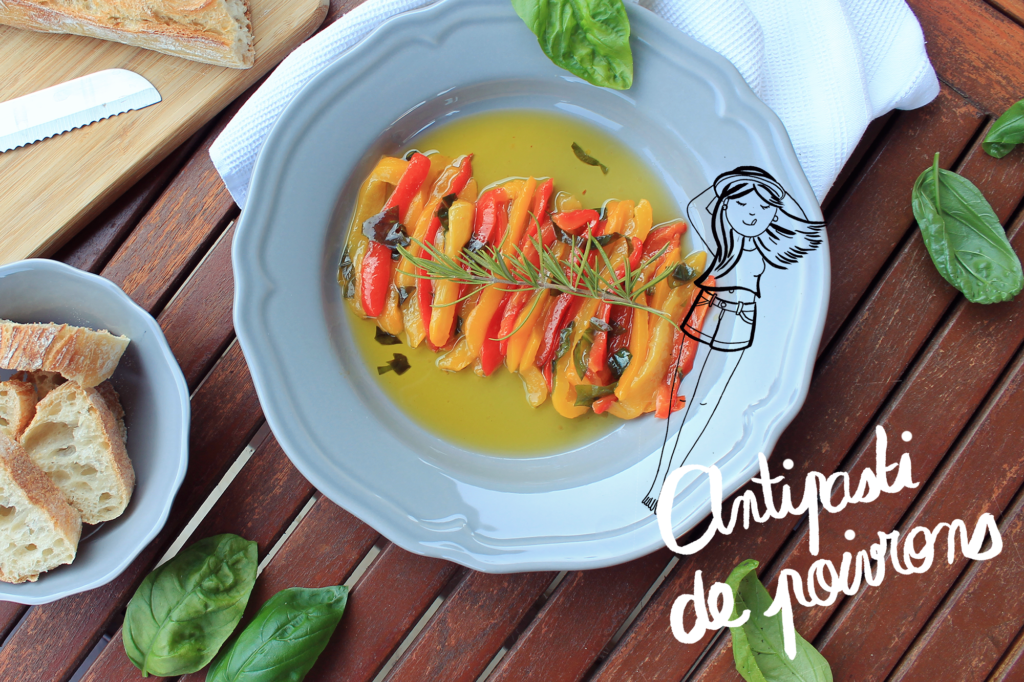 Recette_Antipasti-de-poivrons_aperitif_Drawingsandthings