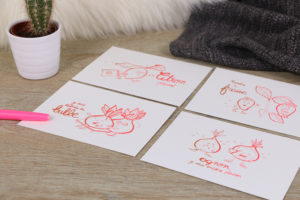 Gagnez des cartes postales fruits & légumes by Drawings and things
