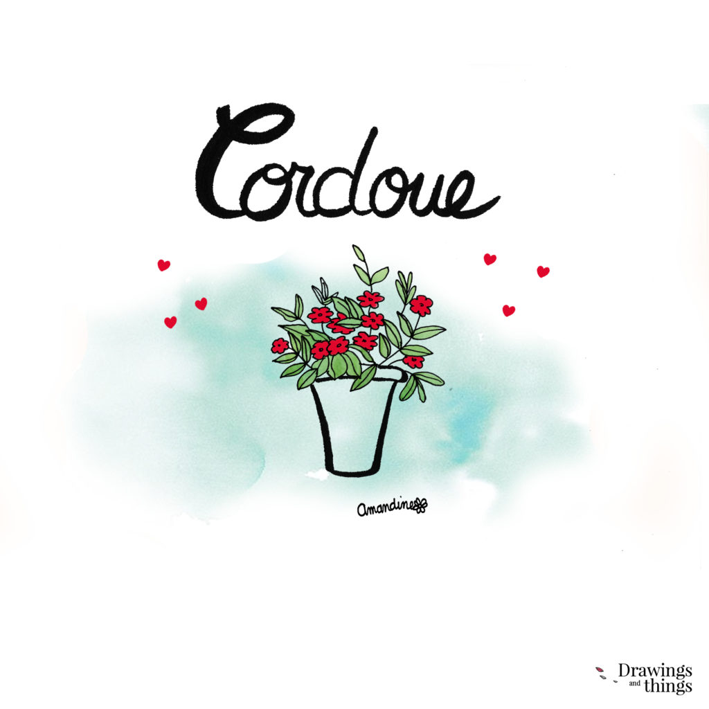 Cordoue en Andalousie by Drawingsandthings