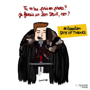 Exposition Game Of Thrones à Barcelone by Drawingsandthings