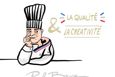 Hommage à Paul Bocuse - Illustration by Drawingsandthings