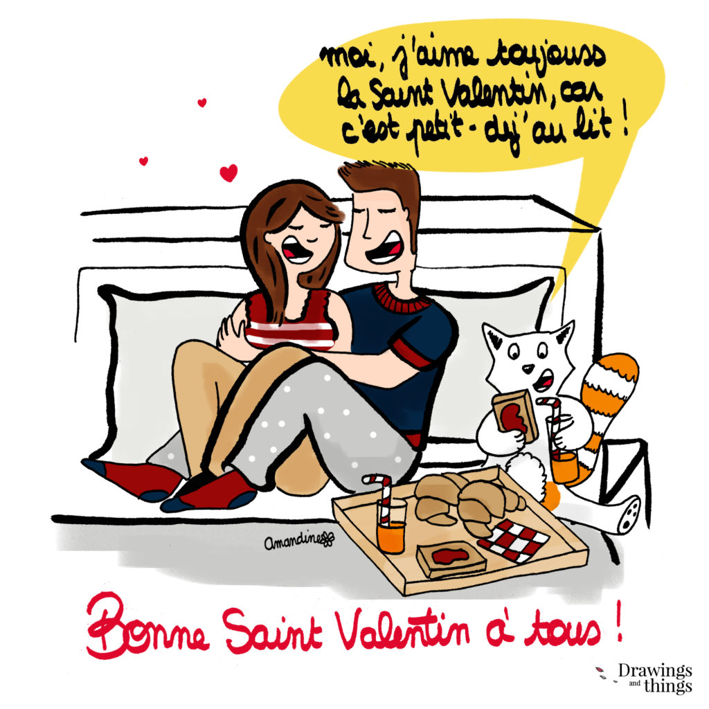 Saint Valentin Illustration-by Drawingsandthings