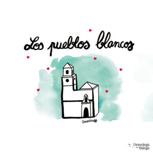 Pueblos blancos - Andalousie by Drawingsandthings