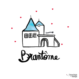 Brantome_Drawingsandthings_perigord-dordogne_1