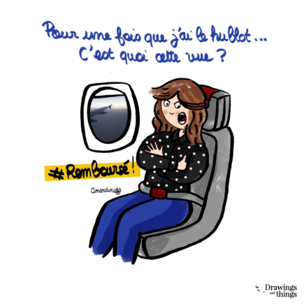 Voyager-en-avion - L'arnaque du hublot -Illustration-by-Drawingsandthings