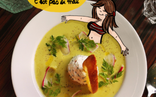 Après les fêtes, je me mets au régime soupe _ Illustration by Drawingsandthings, un blog lifestyle illustré