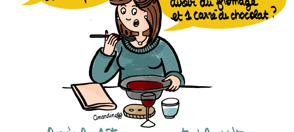 Après les fêtes, je me mets à la diète_ Illustration by Drawingsandthings, un blog lifestyle illustré