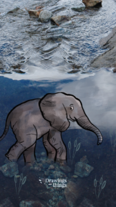 Téléchargez un fond d'écran pour votre smartphone gratuitement - Animal Elephant - Mars - Drawingsandthings