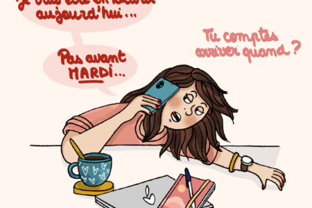 Arriver-en-retard-mardi-Illustration-by-Drawingsandthings