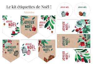 Téléchargez des étiquettes cadeaux. Un printable en téléchargement gratuit sur le blog Pour parfaire vos cadeaux de noël facilement et rapidement ! Je vous propose des étiquettes cadeaux à imprimer vous même