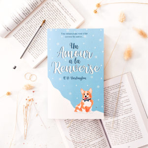 La couverture de Un amour à la renverse qui invite à choisir sa propre aventure. Un concept de roman interactif où le lecteur peut modifier l’histoire, avec une illustration audacieuse et moderne.