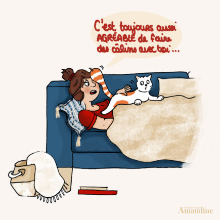 calin-avec-son-chat-Illustration-by-Drawingsandthings