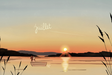 Téléchargez un fond d'écran gratuit pour votre téléphone et votre ordinateur pour le mois de juillet. Chargez ce fond d'écran HD et gratuit sur le thème de Gruissan et des couchers de soleil d'été