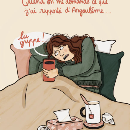 Aller au festival BD d'Angoulême, c'est aussi savoir ramener la grippe !