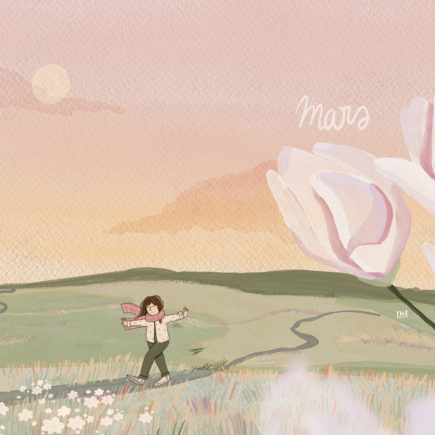 Imaginez une prairie luxuriante, où les herbes dansent au rythme du vent sous un ciel bleu éclatant. Quelques touches de fleurs colorées parsèment le champ, créant une scène vibrante de vie et de lumière. Ce fond d'écran est une invitation à la liberté et à l'énergie du printemps.