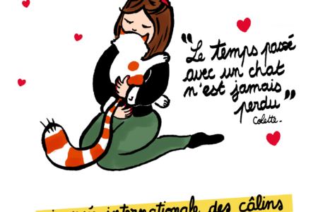 Journée Internationale des calins - Illustration by Drawingsandthings