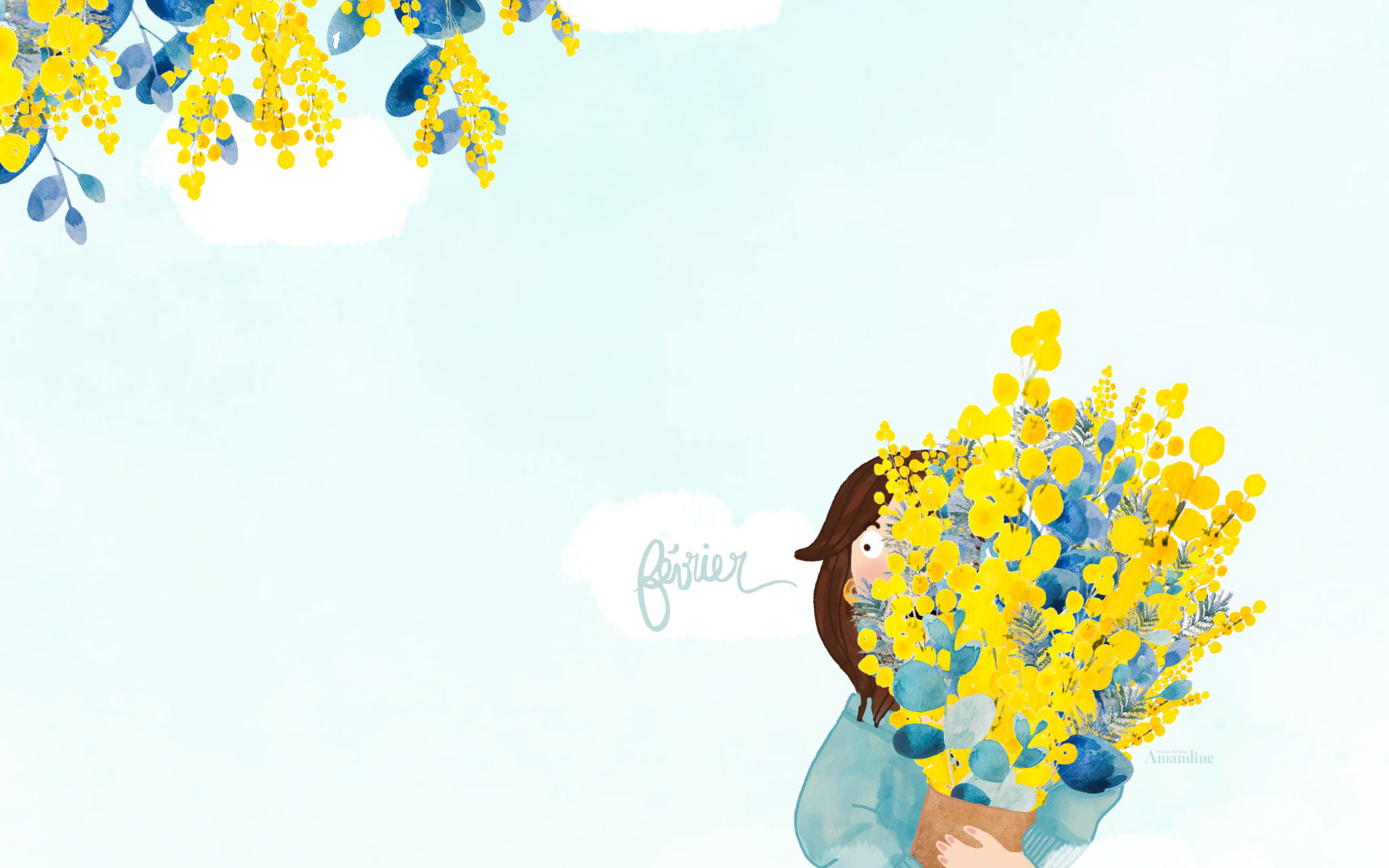 Hello Février ! // Fonds d’écran à télécharger